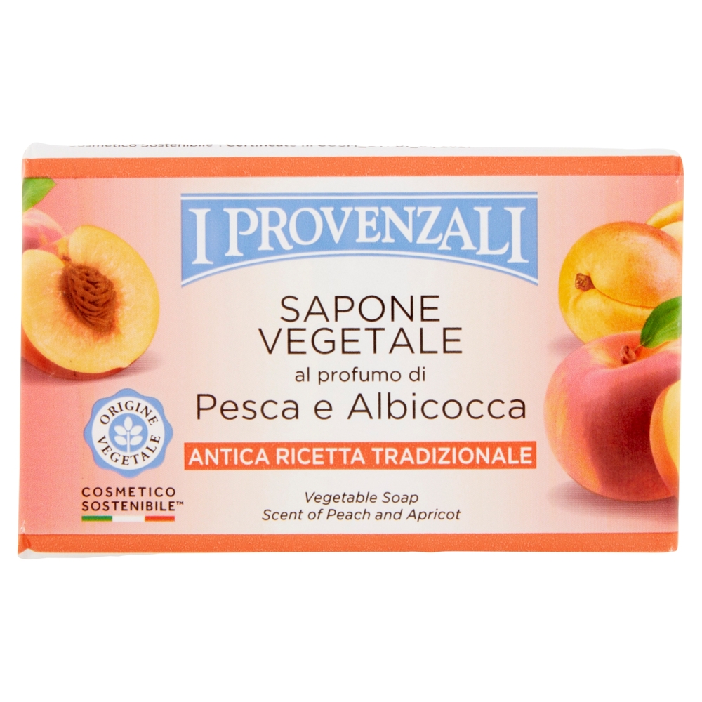 I Provenzali Sapone Vegetale al profumo di Pesca e Albicocca 150 g